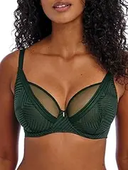 [FREYA] Womens Tailored Underwire High Apex Plunge BraPlunge Bra