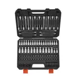 Bit Socket Set 107-Piece SAE and Metric Hex/Torx/E-Torx/Tamper-Proof/Extra Long