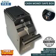 Kasa Pos Cash money Safe Box Security With 4 Keys Strong Steel Home Office