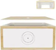 Starlink Gen 3 Power Supply Mount, Wood Grain Gen 3 Starlink Mount ABS Starlink Mount Accessories for Starlink V3 Standard Power Supply