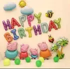 Peppa Pig Balloon Set Party Supplies Peppa George Kids Birthday Decoration