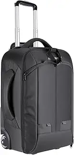 Neewer 2-in-1 Wheeled Camera Backpack Luggage Trolley Case - Anti-Shock Detachable Padded Compartment, Hidden Pull Bar and Strap, Durable, Waterproof