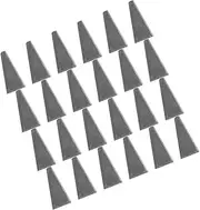 ETHZZLE 30pcs Triangle Wedges Stainless Steel Felling Wedges for Axe and Hammer Handles Farm Tools Accessories Metal Construction Reinforcement