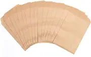 100-pack 4x6 Inches Natural Kraft Paper Bags for Bakery Cookies Treats Snacks Sandwiches Popcorn Small Gift bag