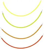 Kopida 3V Edison Bulb LED Filament Flexible Filament Cob Flexible Lamp Parts, 11.81 inch Edison Bulb DC3V Cob LED Filament Flexible Lamp Parts 2200k Diode Incandescent Flexible Filament, 4PCS
