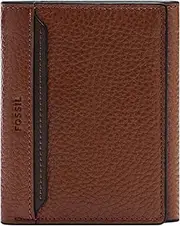 [FOSSIL] Men's Brown Leather Huntington Wallet