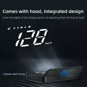 Car Truck Head Up Display GPS HUD Digital Overspeed Alarm Speedometer Big Font