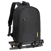 Camera Bag DSLR Camera Backpack with Waterproof Raincover Laptop Medium Black
