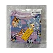 Little Sleepies Pink Bluey Sleepytime Size 5/6