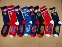 在飛比找Yahoo!奇摩拍賣優惠-美國職棒MLB大連盟 毛巾底加厚運動襪