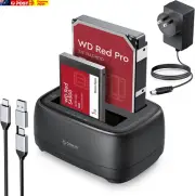 Hard Drive Docking Station with Offline Clone USB 3.2 Gen 1 to SATA Hard Drive D