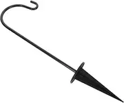Totority Vintage Iron Shepherd Hook for Garden Durable Ground Insert Hanger for Solar Lights Bird Feeders Flower Pots and Decorative Items Garden Hook for Outdoor Use