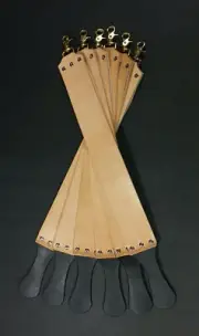 Premium leather and canvas razor strop with horse hide