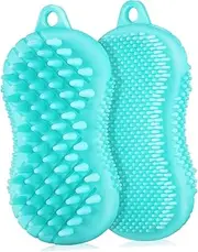 HAPINARY 2pcs Silicone Brush Scalp Shampoo Scalp Massage Brush Bathtub Travel Shampoo Body Bath Shampoo Brush Bath Shampoo Scalp Massager Hair Massager