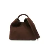 [Elleme] Elleme Raisin Calf Suede Top-handle Tote Bag ONE SIZE BROWN