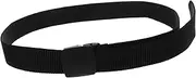 [Milisten] Unisex Nylon Canvas Belt Men's Casual Waist Belt Plastic Buckle Easy Adjustment Breathable Metal- for Airport Security
