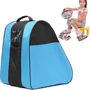 Skating Bag for Ice Skates - 3-Layer Ice Skate Organizer Roller Skating Bag | Skating Accessories, Large Capacity Storage Box for Ice Skates, Quad Skates, Inline Skates
