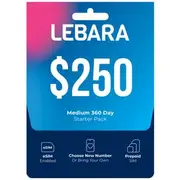 Lebara $250 Prepaid Eco SIM