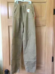 NWT Wonder Nation Boys Pull on Jogger Pants Khakis School Uniform Approved XL