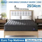 Viscountess Mattress Queen Double King Single Pocket Spring Foam Medium Firm