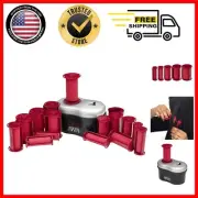 Professional Ionic Hairsetter - 30 Steam Rollers in 5 Sizes for Luxurious Curls