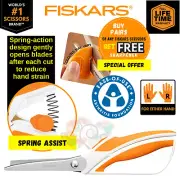 Fiskars Pinking Shears - Easy-Action Zig Zag Scissors, Bent Handle - Arthritis