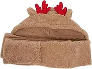 [VALICLUD] Fawn Scarf Hat Kid Earflap Hat Wool Hat Fursuits Women Woolen Caps Caps and Hats Hats Hooded Warm Hat Hats for Bonnets for Babies Girl Hat White