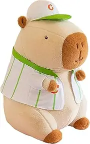 Capybara Stuffed Animal - Cute Capybara Stuff | Huggable Collection Mental Health Support Bed Companion for Stress Reduction Holiday Travel Birthday