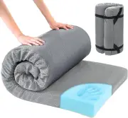 Memory Foam Camping Mattress Pad,Portable Sleeping Pad for Adult,Waterproof Cot