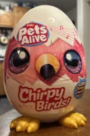 Zuru Pets Alive Chirpy Birds Interactive Speaking Plush Toy NEW IN SEALED EGG!