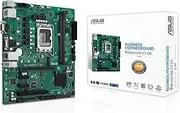ASUS PRO H610M-C D4-CSM MATX Motherboard, Intel H610, LGA1700, DDR4, PCI 4.0, Intel LAN 1Gb, Realtek 7.1 Surround, 1xM.2, 4xSATA 6GB/s, USB 3.2 Gen 1, Asus Control Center Express, Black