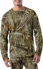 [Realtree] Men's Heavyweight Fleece Thermal Underwear Top
