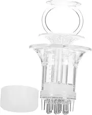 LALADEFIEE Root Scalp Comb Applicator Bottle Hair Oil Scalp Massager Essential Oil Massage Comb Portable