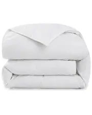 Unikome All Season Ultra Soft White Goose Feather And White Goose Down Comforter