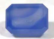 BEAUTIFUL DESIGNER BLUE CHALCEDONY FACETED STONE! MUST SEE!