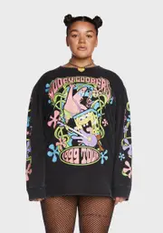 [Dolls Kill x SpongeBob] Plus Be Like Me Oversized Tee