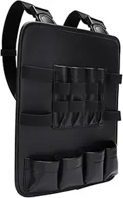 Garneck Hairdresser Scissor Storage Bag Adjustable Straps Barber Vest Pouch for Efficient Organization of Hair Cutting Tools and Easy to Clean Chest Bag for Combs and Clippers