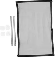 Mipcase 1Set Retractable Pet Safety Gate Durable Mesh Barrier for Dogs Indoor Isolation Fence Easy Fold Store Pet Safety Guard