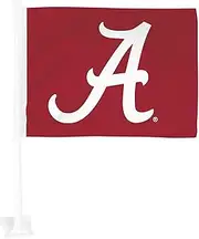 FANMATS 41687 Alabama Crimson Tide Car Flag 2-pk