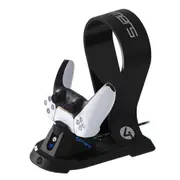 4Gamers All-in-One Charging Dock and Headset Stand for PS5