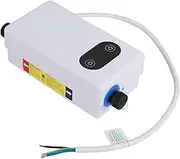 Electric Tankless Water Heater Efficient 3400W Heating for Kitchen Bathroom Public Toilet ABS White