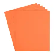 EVA Foam Sheets, [for Cards] - 11x8 Inch 1.7mm Thickness / Orange / 6 Pcs