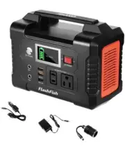 110V Portable Solar Power Generator 200W 40800mAh Battery Charger Energy Supply