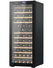 Devanti Wine Fridge Cooler Compressor Dual Zone 80 Bottles