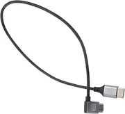 TOGEVAL Right Angle Video Cable Male to Male Monitor Connector Flexible Wire for Tv Computer for Home Theater High Definition Transmission