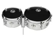 LP Mini Timbales Prepack-LP845-K Snares Mount Steel Chrome.