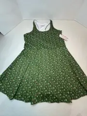 Barstool Golf Green Tank Top Racer Back Skort Dress Women’s M Stretch New