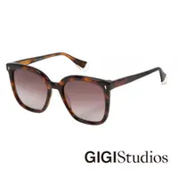 在飛比找PChome24h購物優惠-【GIGI Studios】歐美時尚金飾太陽眼鏡(琥珀色 -