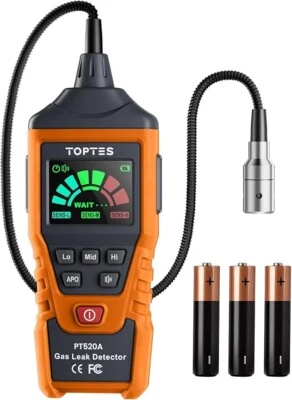 PT520A Natural Gas Detector, Gas Leak Detector with 17-Inch Gooseneck
