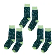 3PK Annabel Trends Zodiac Crew Socks w/ Box Casual Pair Women's Size 5-11 Taurus